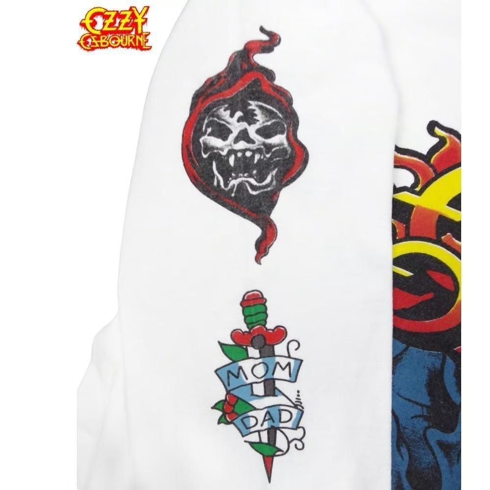 Ozzy Osbourne ロンT オジーオズボーン USA製 並行輸入品 Tシャツ WHITE 267