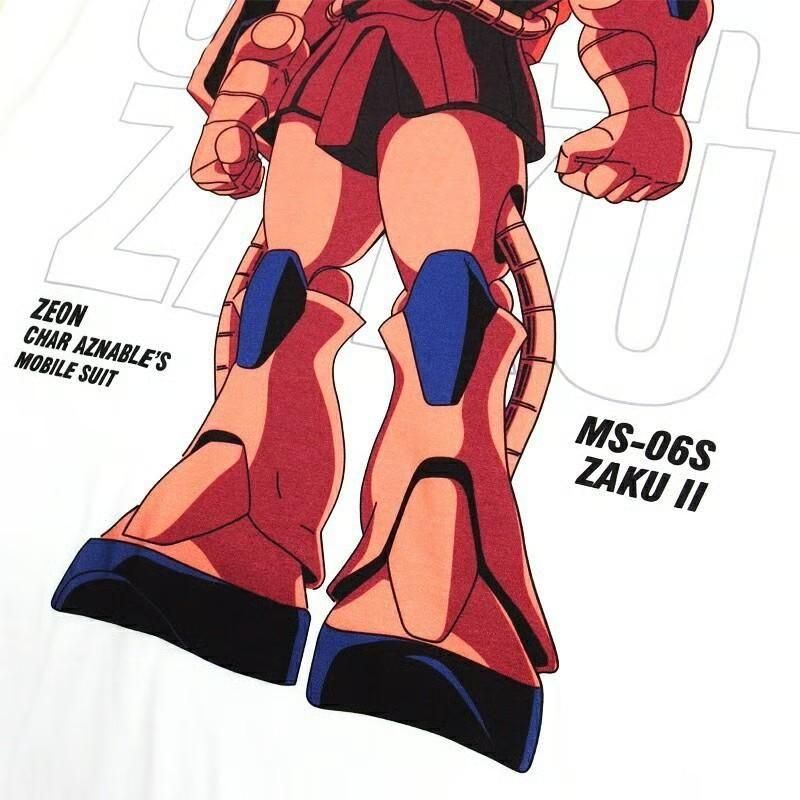 機動戦士ガンダム シャア専用 ザク Ｔシャツ WHITE eplus1246