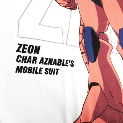 機動戦士ガンダム シャア専用 ザク Ｔシャツ WHITE eplus1246