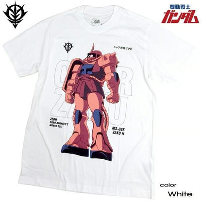 機動戦士ガンダム シャア専用 ザク Ｔシャツ WHITE eplus1246