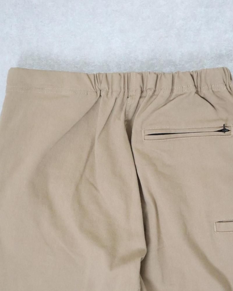 POWER TO THE PEOPLE MOVING PANTS ムービング ストレッチツイルパンツ BEIGE