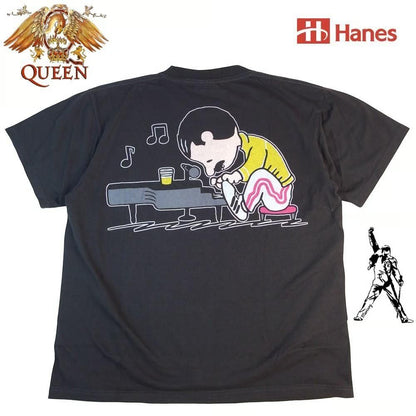 QUEEN クイーン スヌーピー PEATUS USA製 並行輸入品 Tシャツ BLACK 413