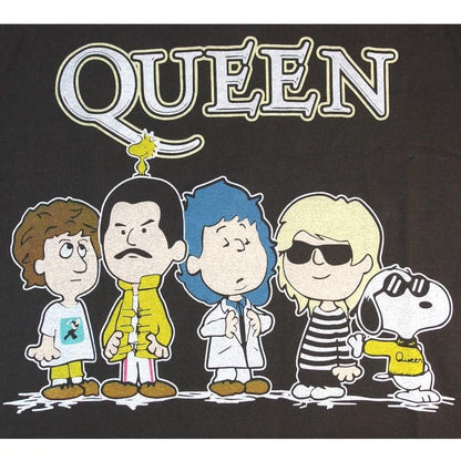 QUEEN クイーン スヌーピー PEATUS USA製 並行輸入品 Tシャツ BLACK 413
