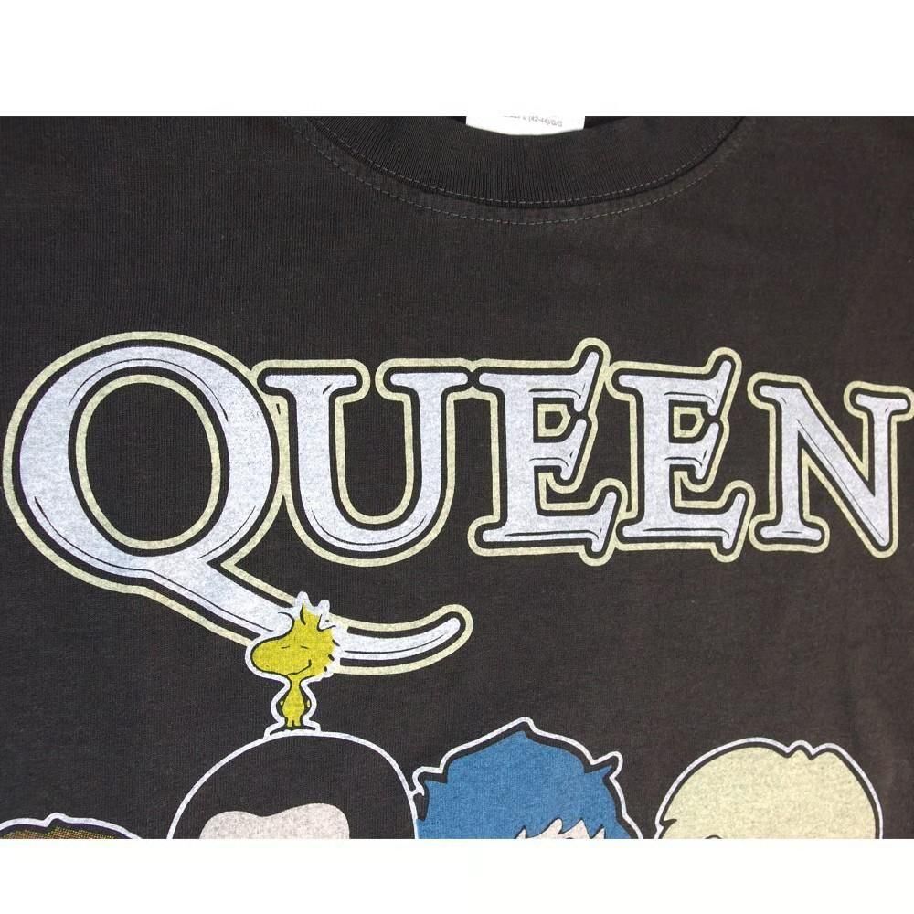 QUEEN クイーン スヌーピー PEATUS USA製 並行輸入品 Tシャツ BLACK 413