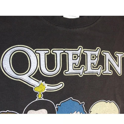 QUEEN クイーン スヌーピー PEATUS USA製 並行輸入品 Tシャツ BLACK 413