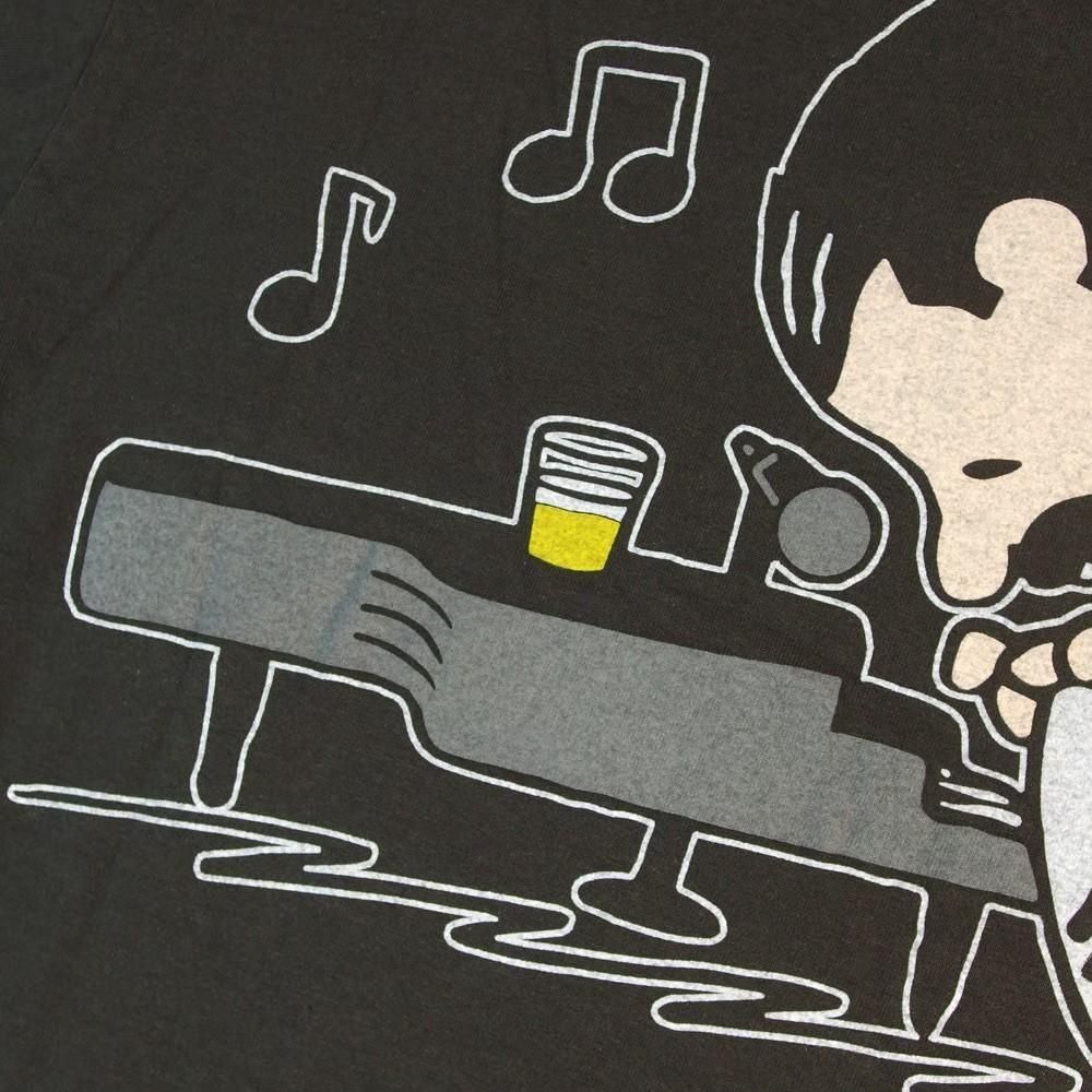 QUEEN クイーン スヌーピー PEATUS USA製 並行輸入品 Tシャツ BLACK 413
