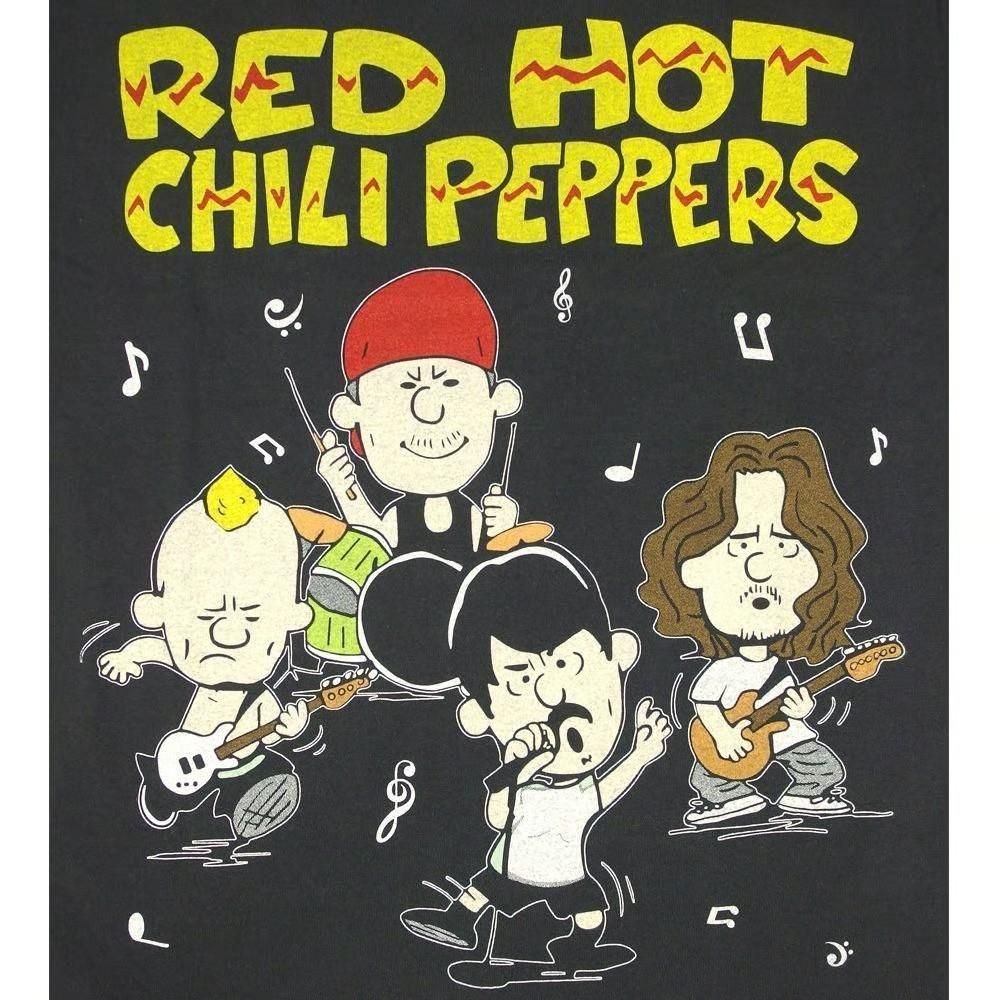 RED HOT CHILIPEPPERS レッドホットチリペッパーズ USA製 並行輸入品 Tシャツ BLACK 378