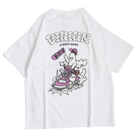 VISION STREET WEAR Sneaker Ghost T-shirt WHITE