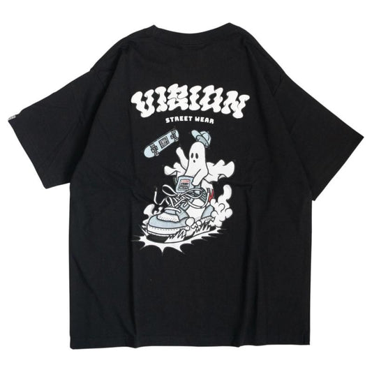 VISION STREET WEAR Sneaker Ghost T-shirt BLACK