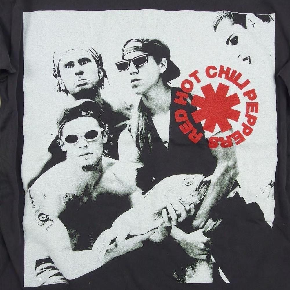 RED HOT CHILIPEPPERS レッドホットチリペッパーズ USA製 並行輸入品 フォト柄 ロンT 329