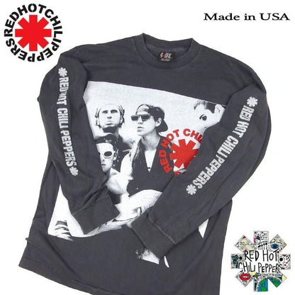 RED HOT CHILIPEPPERS レッドホットチリペッパーズ USA製 並行輸入品 フォト柄 ロンT 329