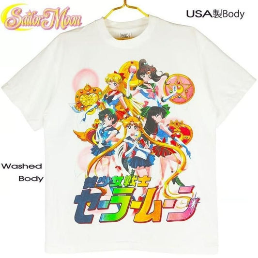 美少女戦士セーラームーン Tシャツ USA製 並行輸入品 WHITE 132