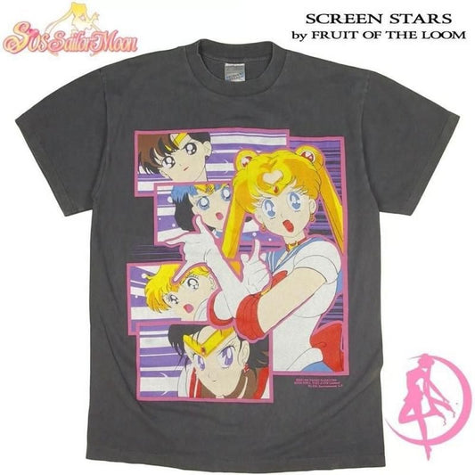 美少女戦士セーラームーン Tシャツ USA製 並行輸入品 287 BLACK