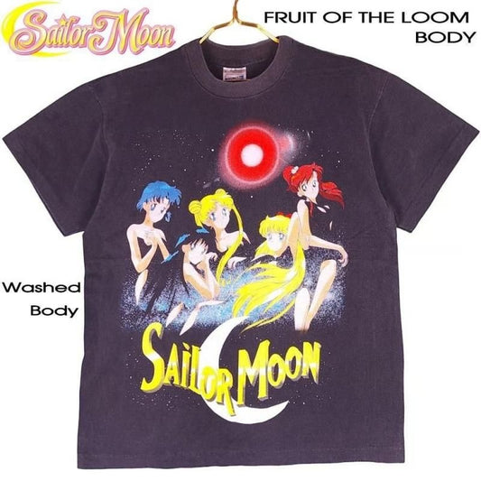 美少女戦士セーラームーン Tシャツ USA製 並行輸入品 129 BLACK