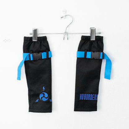 ACDC RAG CYBER PUNK 渦雷 アームカバー NEON BLUE BLACK