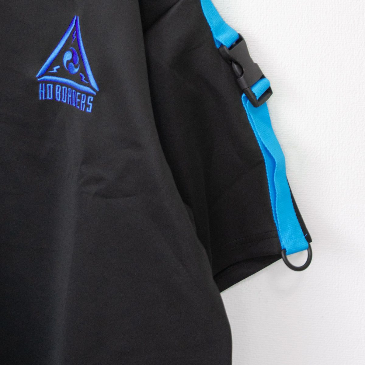 ACDC RAG CYBER PUNK 渦雷 半袖 Tシャツ NEON BLUE BLACK