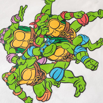 TURTLES Ninja Turtles Ringer T-shirt WHITE