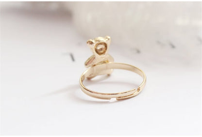 Purple Cream くまリング P426