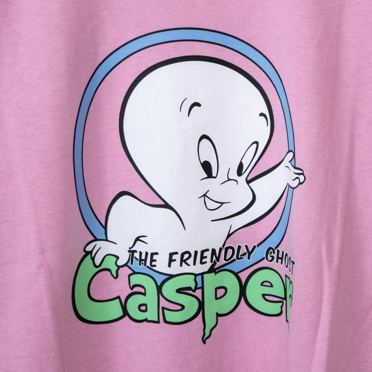 Casper Casper Illustration Print Oversized T-shirt PINK