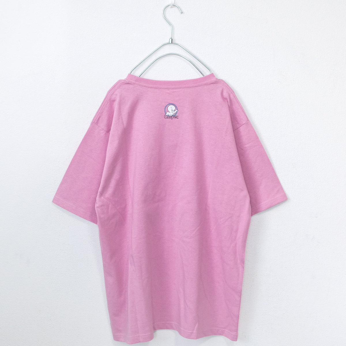 Casper キャスパー イラストプリント オーバーサイズ Tシャツ PINK
