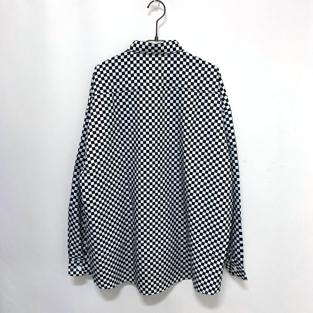 Checkered Big Shirt BLACK