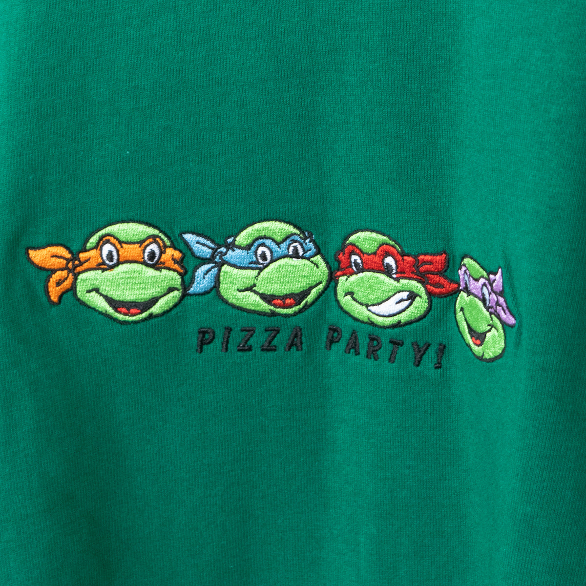 TURTLES Ninja Turtles Embroidered Big T-shirt GREEN