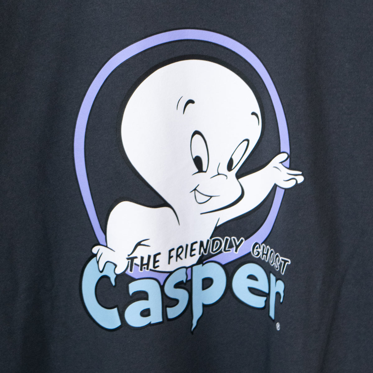 Casper Casper Illustration Print Over -size T-shirt Charcoal Charcoal