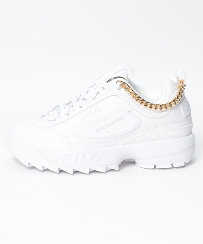FILA Disruptor Chain WHITE/GOLD WFW21020136 WHITE [BLACK FRIDAY]