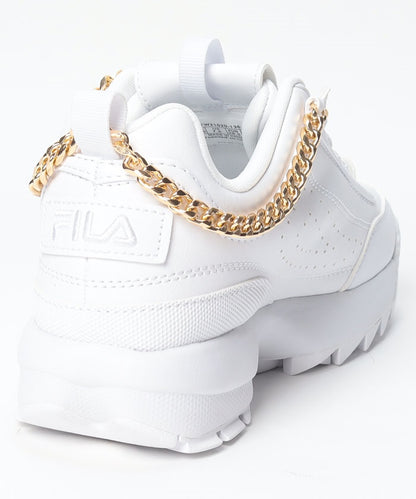 FILA Disruptor Chain WHITE/GOLD WFW21020136 WHITE [BLACK FRIDAY]