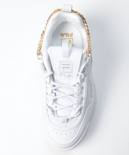 FILA Disruptor Chain WHITE/GOLD WFW21020136 WHITE [BLACK FRIDAY]