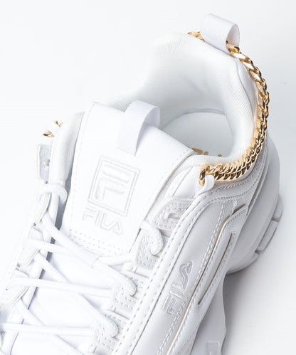 FILA Disruptor Chain WHITE/GOLD WFW21020136 WHITE [BLACK FRIDAY]