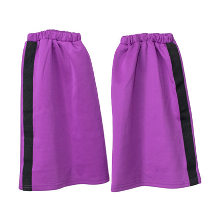 ACDC RAG サイドダブルライン ジャージ レッグウォーマー PURPLE