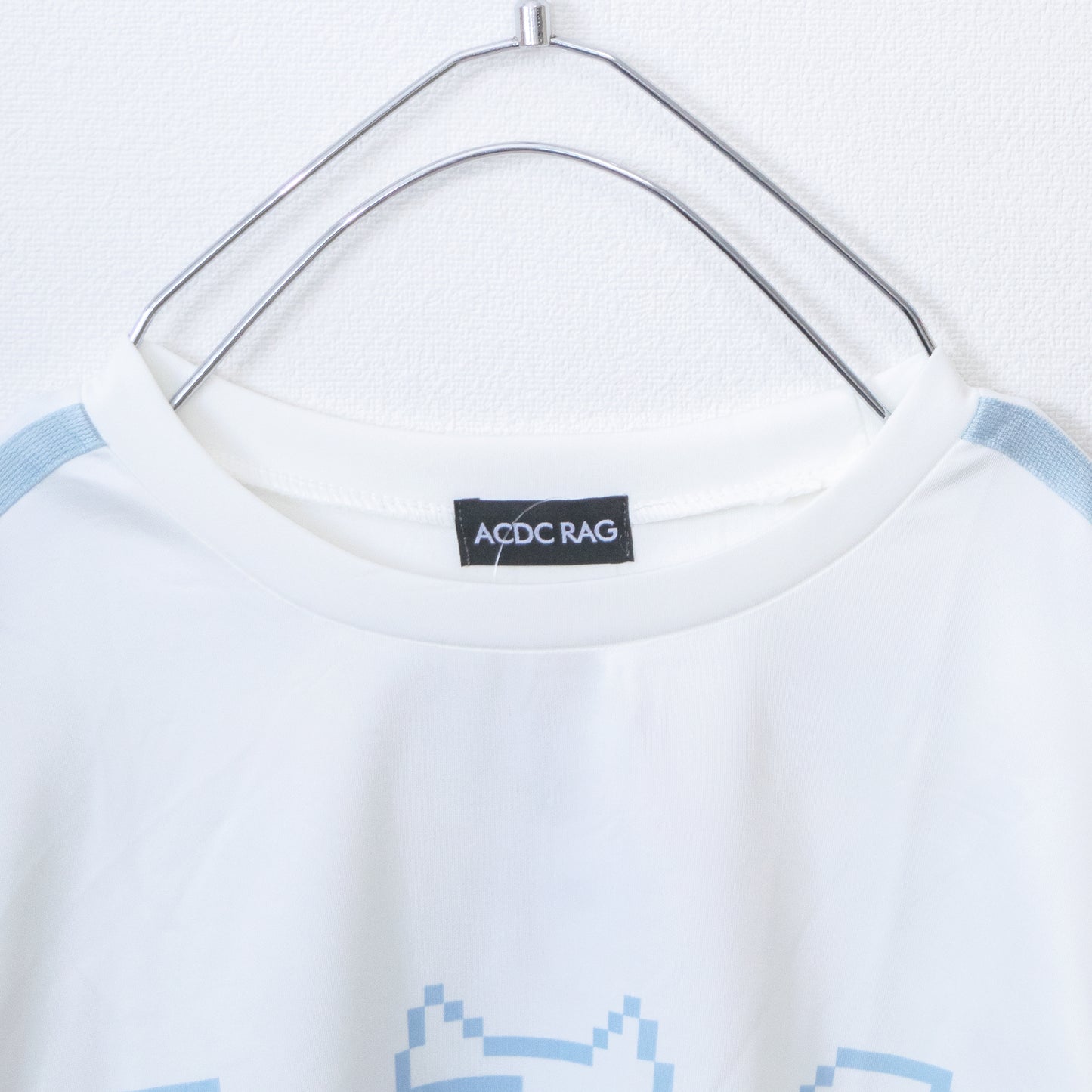 ACDC RAG Dot Cat Short Sleeve T-Shirt WHITE