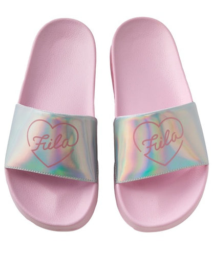 FILA Drifter V-DAY SHINY Slide Sandals PINK 1SM00729
