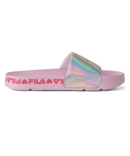 FILA Drifter V-DAY SHINY Slide Sandals PINK 1SM00729