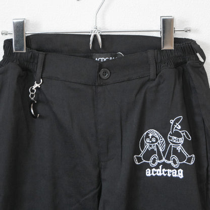 ACDC RAG Moon Bunny Dolls Skinny Bondage Pants BLACK