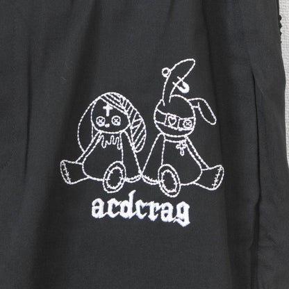 ACDC RAG Moon Bunny Dolls Skinny Bondage Pants BLACK