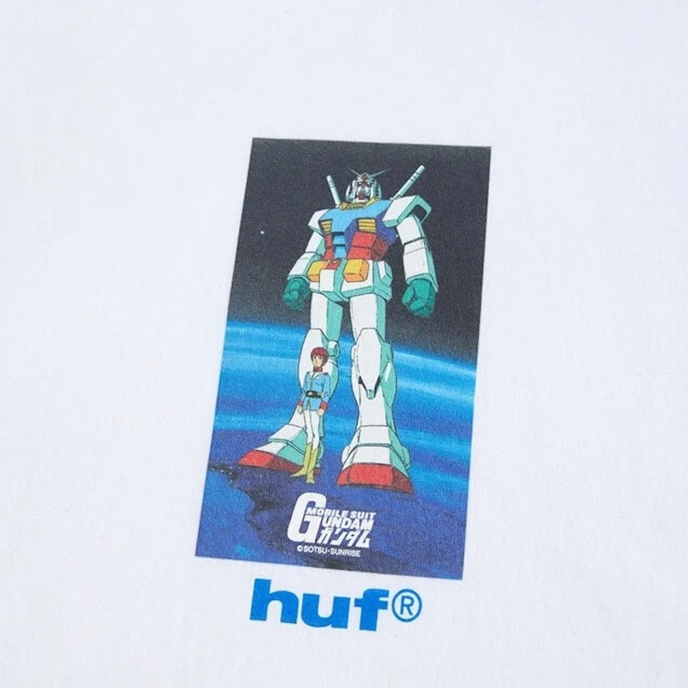 HUF × 機動戦士ガンダム RX-78 S/S TEE WHITE