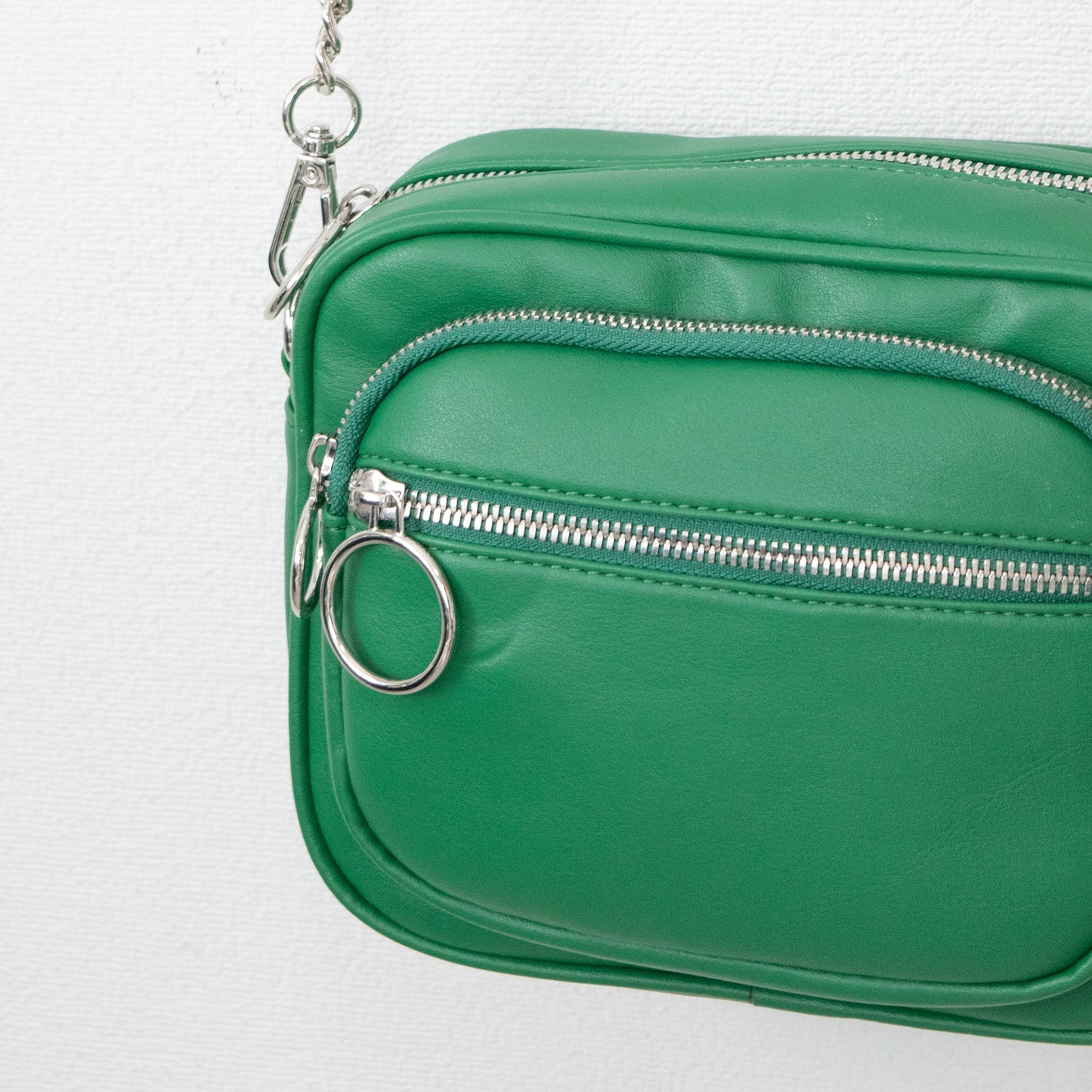 Chain Strap Shoulder Bag [ROLF] GREEN