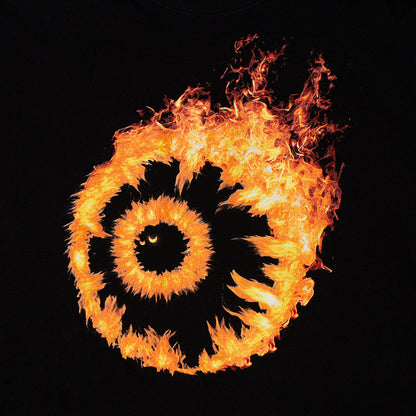 MISHKA FLAMING KEEP WATCH L/S Tシャツ Black/91523BLACK