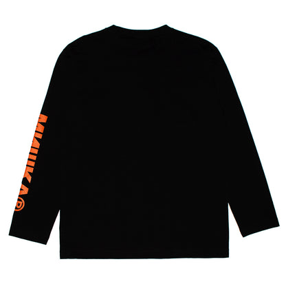 MISHKA FLAMING KEEP WATCH L/S Tシャツ Black/91523BLACK