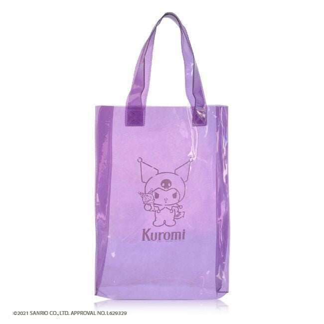 Kuromi PVC bag included short sleeve T-shirt PURPLE