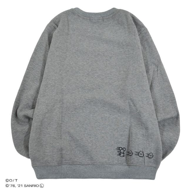 Pochacco x Pop Team Epic collaboration sweatshirt GRAY