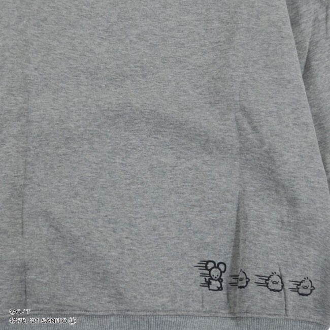 Pochacco x Pop Team Epic collaboration sweatshirt GRAY