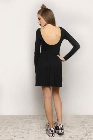 AUTUMN MINI ワンピース - BLACK