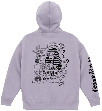 404 NOT FOUND by Gummy Pullover Hoodie LAVENDER