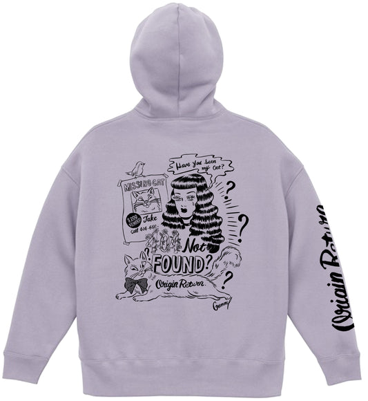 404 NOT FOUND by Gummy プルオーバー フーディー パーカー LAVENDER