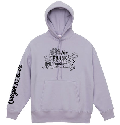 404 NOT FOUND by Gummy Pullover Hoodie LAVENDER
