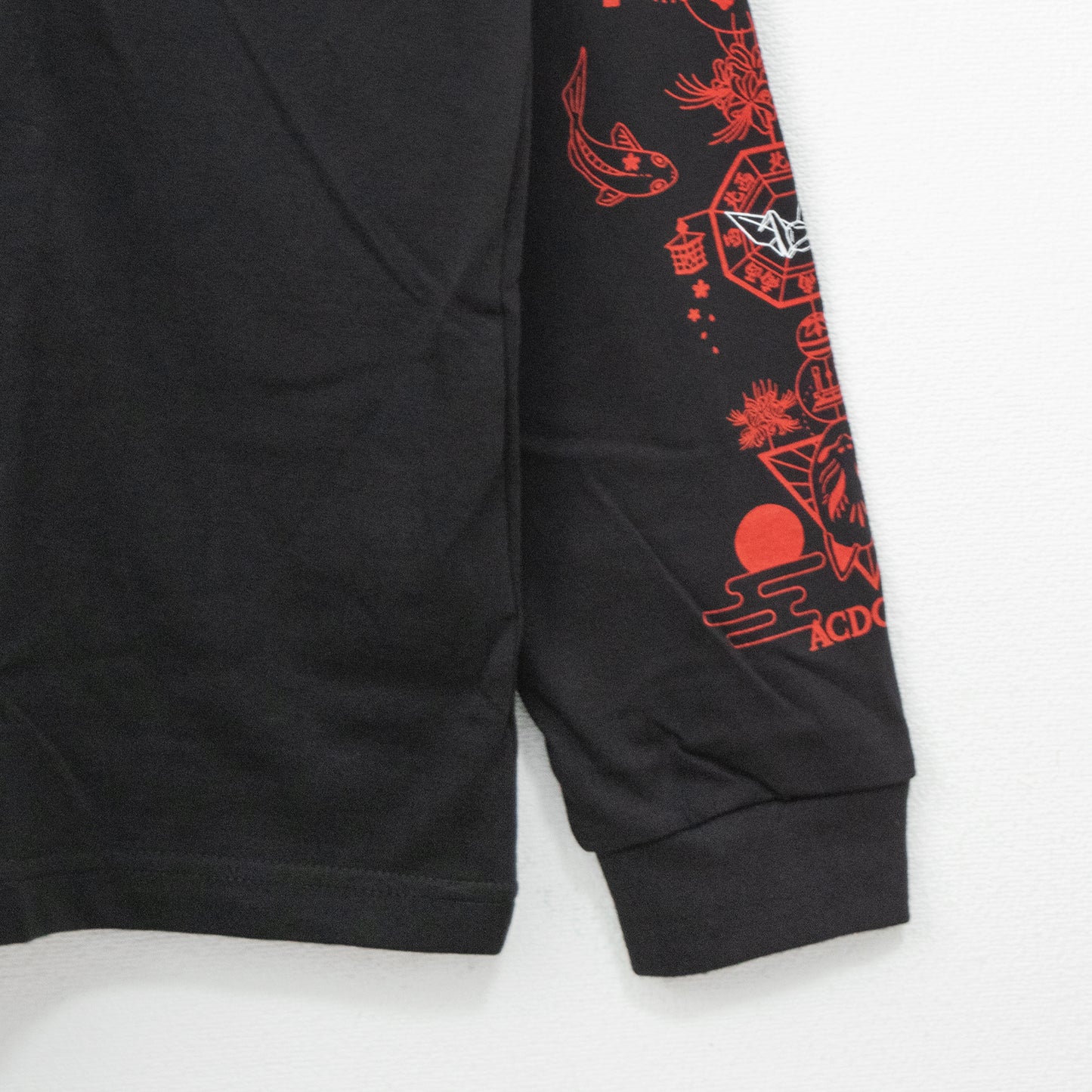 ACDC RAG Made in Japan Inari Long Sleeve T-Shirt BLACK