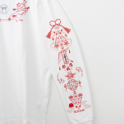 ACDC RAG 日本製 稲荷 ロンT WHITE